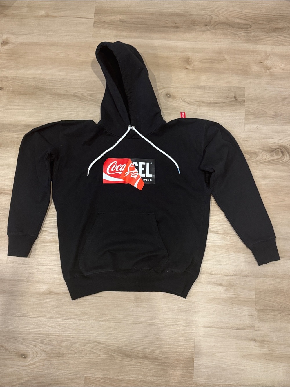 Men's Medium DIESEL x Coca-Cola CC-S-Alby-COLA Graphic Hoodie Black